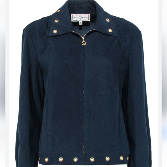 St. John Sport Suede, Size L. - Picture 1 of 16